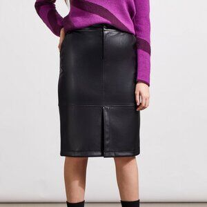 Tribal pleather skirt